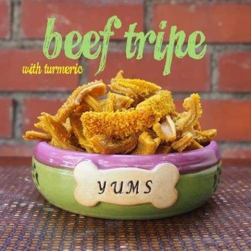 Premium Dehydrated Beef Tripe Dog Treats by The Barkery - Natural & Healthy Chews for Small & Large Dogs - Perfect for Training, Rewards & Dental Health