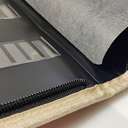 72-Slot Nail Drill Bit Organizer Bag - Portable Manicure Tool Storage Holder for Nail Artists & Salons - Perfect for Travel & Professional Use