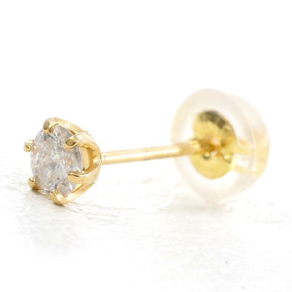 18K Yellow Gold Diamond Stud Earrings 0.1ct - Elegant Dainty Jewelry for Women - Perfect for Everyday Wear, Gift Giving & Special Occasions