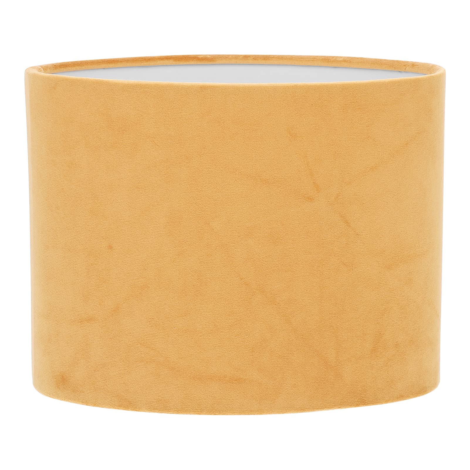 Golden Oval Table Lamp Shade - Small Cylindrical Cloth Light Fixture Cover for Desk, Wall & Bedside Lamps - Perfect Replacement Shade for Home Office, Living Room & Bedroom Lighting Decor