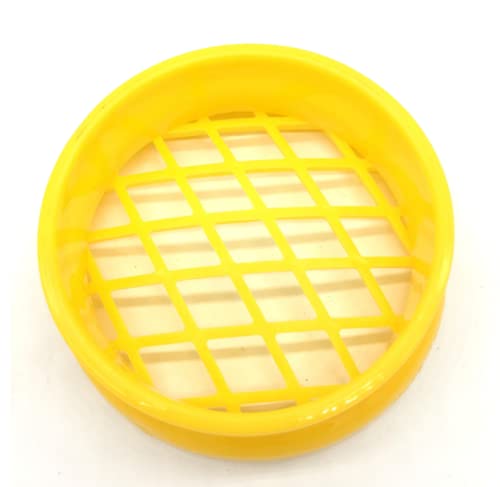 Plastic Lattice Press Pineapple Bun Mold - Professional Baking Tool for Bread, Cake, Biscuit & Pastry | Non-Stick Kitchen Pastry Mold (Yellow) | Perfect for Home Baking, Bakery Shops & DIY Dessert Making