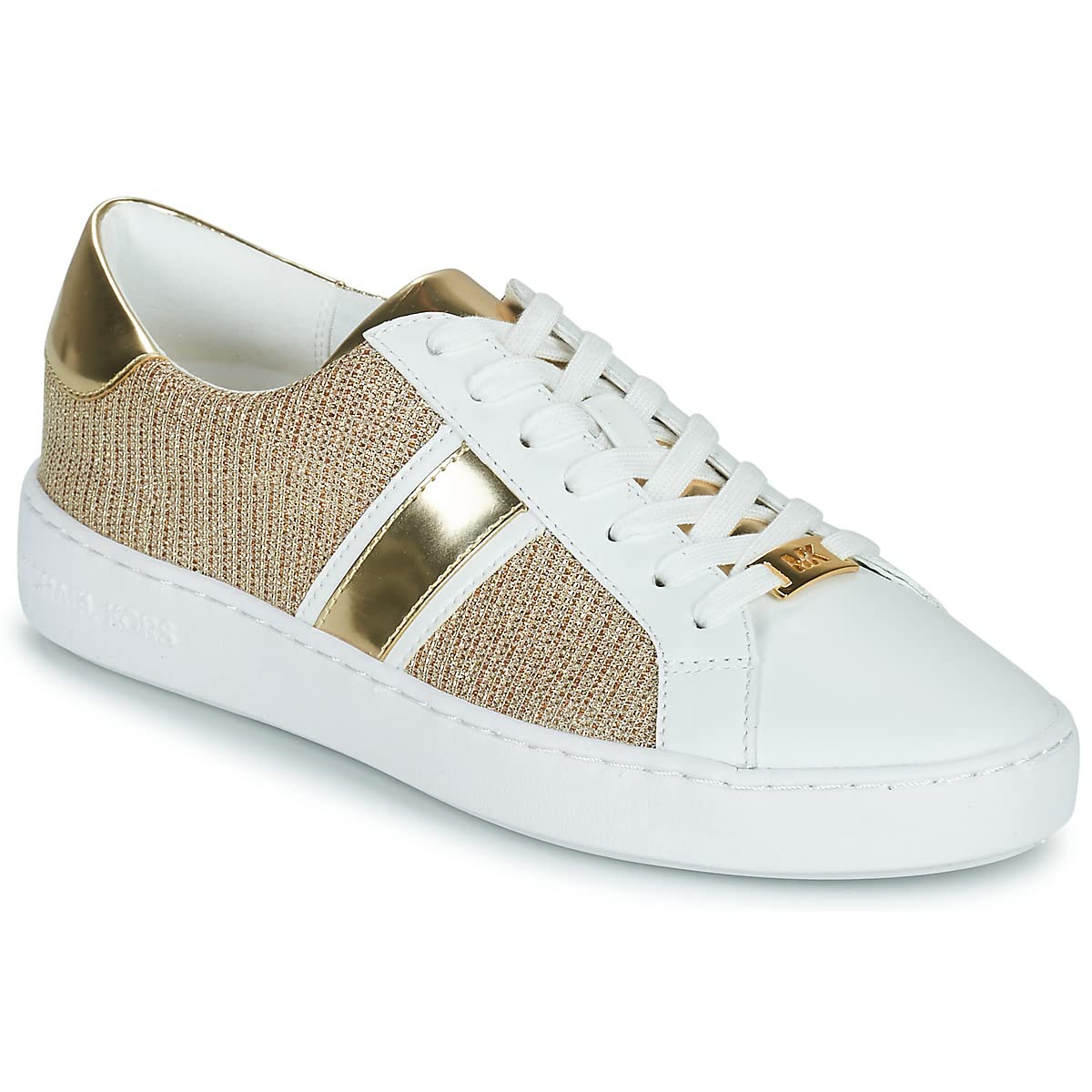 Michael Kors Irving Stripe Lace-Up Sneakers for Women - Fashionable Comfortable Casual Shoes for Walking, Running & Everyday Wear