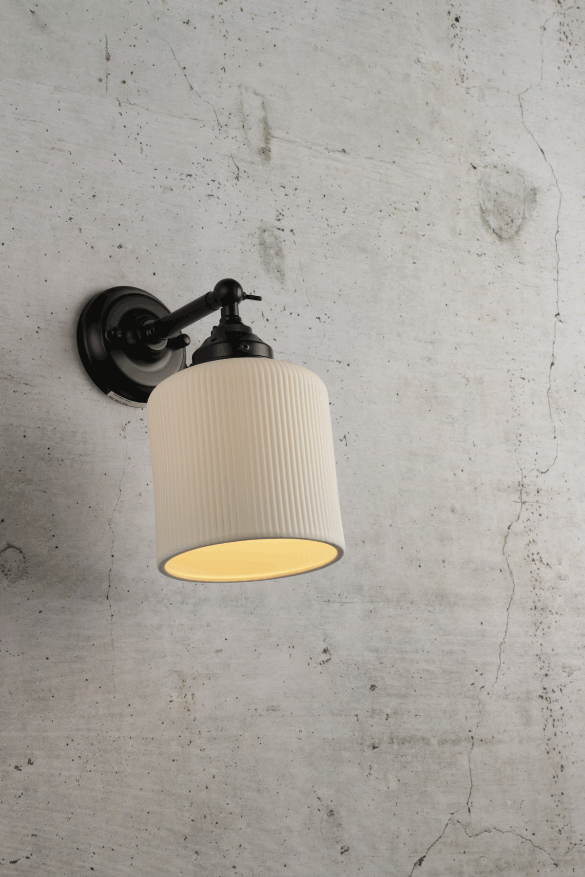Portofino Ceramic Wall Light - Elegant Sconce for Indoor & Outdoor Lighting - Perfect for Hallways, Bedrooms, and Patios