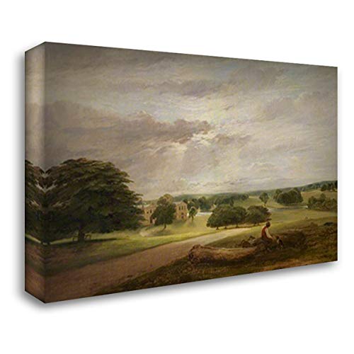 William Collins Clumber House Nottinghamshire 24x18 Gallery Wrapped Canvas Art Print - Perfect for Living Room, Bedroom & Office Wall Decor