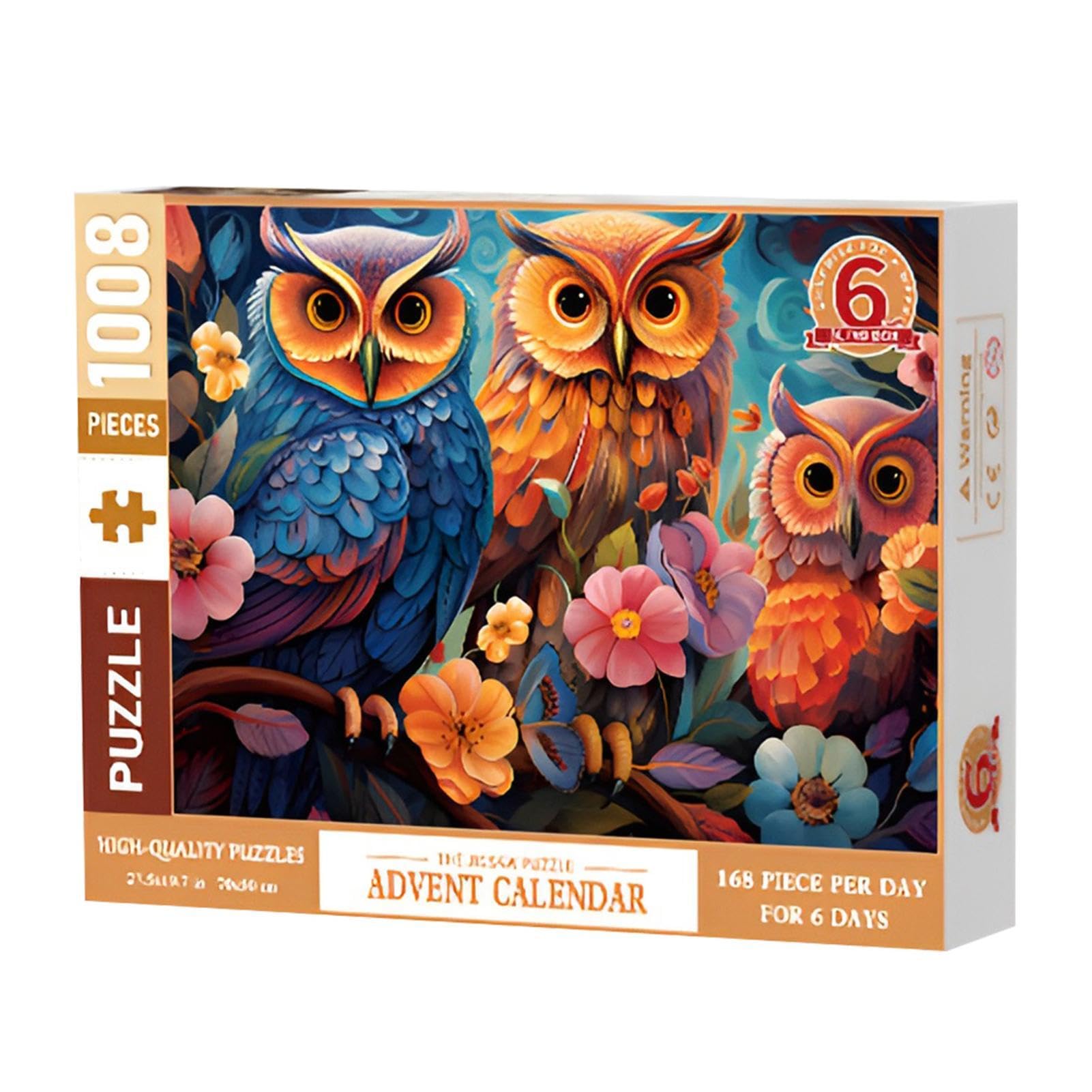 Advent Puzzle Calendar - 1008 Piece Christmas Countdown Puzzle for Kids & Adults | Fun Holiday Activity for Family & Friends | Perfect for Christmas Countdown 2024 & Festive Decor