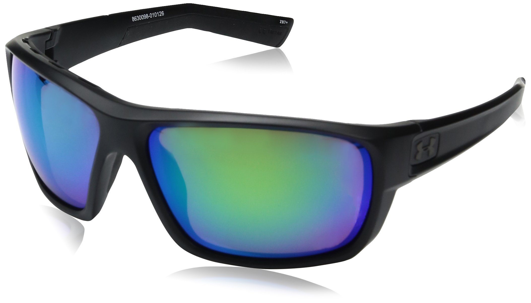 Under Armour Men's Launch Round Polarized Sunglasses for Running, Cycling & Outdoor Sports - UV Protection, Lightweight & Durable Frame