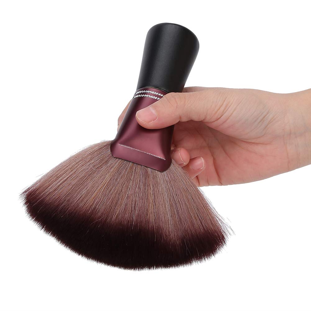 Fan Shape Hairdresser Neck Brush - Salon Barber Tool for Hair Cutting & Clippings Removal - Perfect for Stylists & Home Use