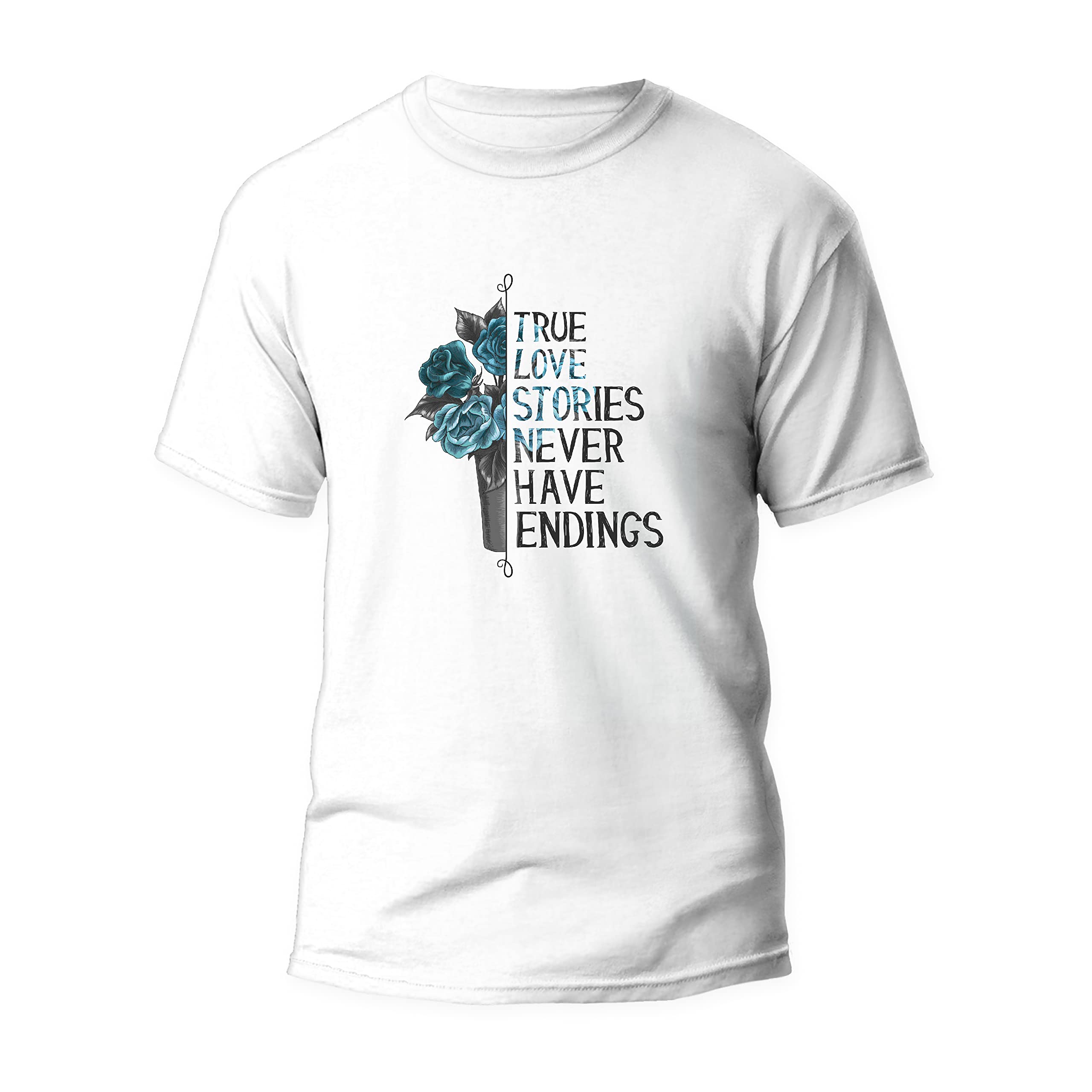 Radyan Direct to Graphic (DTG) Valentine's Day Special T-Shirt - Unisex Cotton Tee for Men & Women - Perfect for Couples Matching, Gift Giving & Holiday Parties