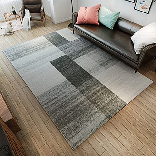 Abstract Pattern Non-Slip Soft Nordic Style Area Rug - 5'3