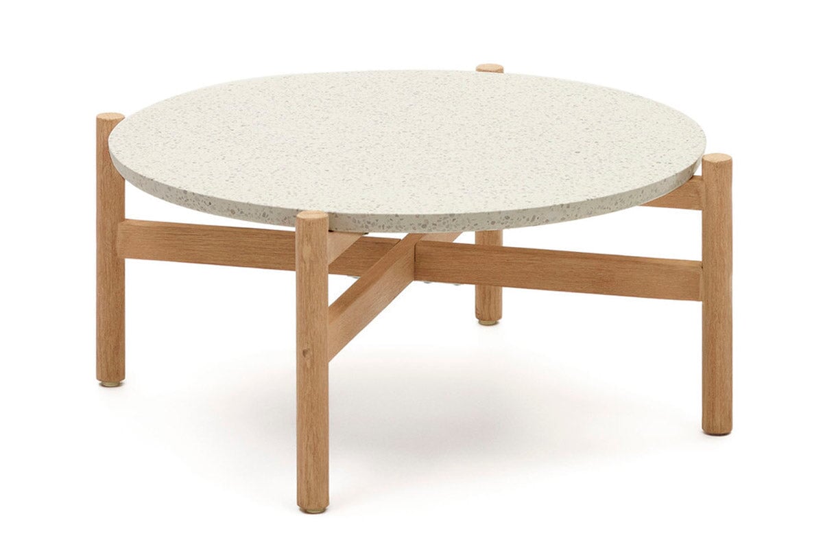 Modern Round Coffee Table - Solid Wood Living Room Center Table for Home Decor - Perfect for Living Room, Lounge, or Office Space