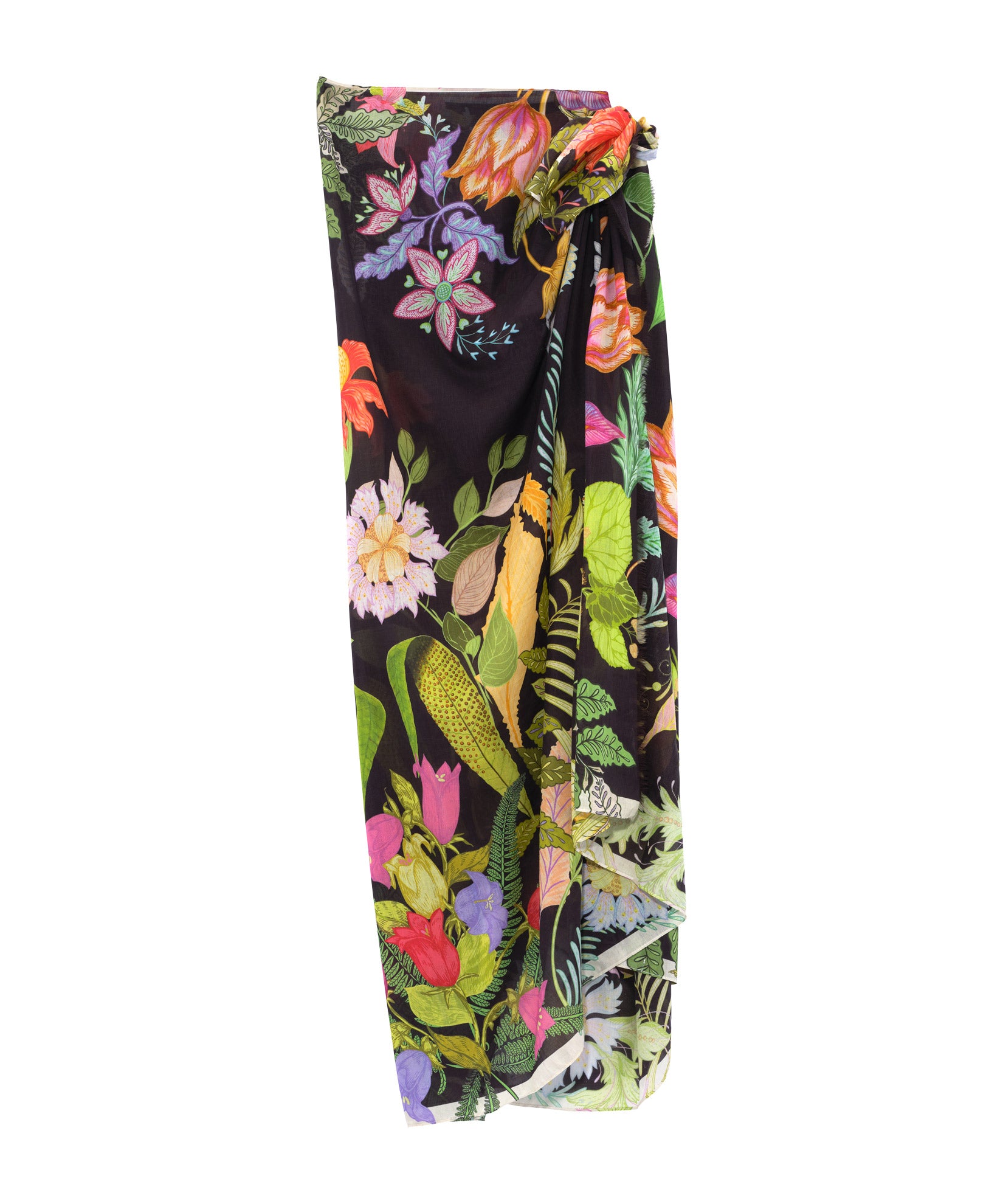 Stylish Oasis Pareo Wrap - Lightweight Beach Cover Up, Swimwear Sarong for Women - Perfect for Poolside, Vacation & Summer Outfits