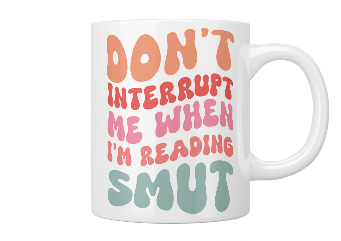 Funny 'Don't Interrupt Me When I'm Reading' Coffee Mug - Perfect Gift for Book Lovers & Romance Novel Readers - Great for Reading Nooks, Book Clubs & Cozy Moments
