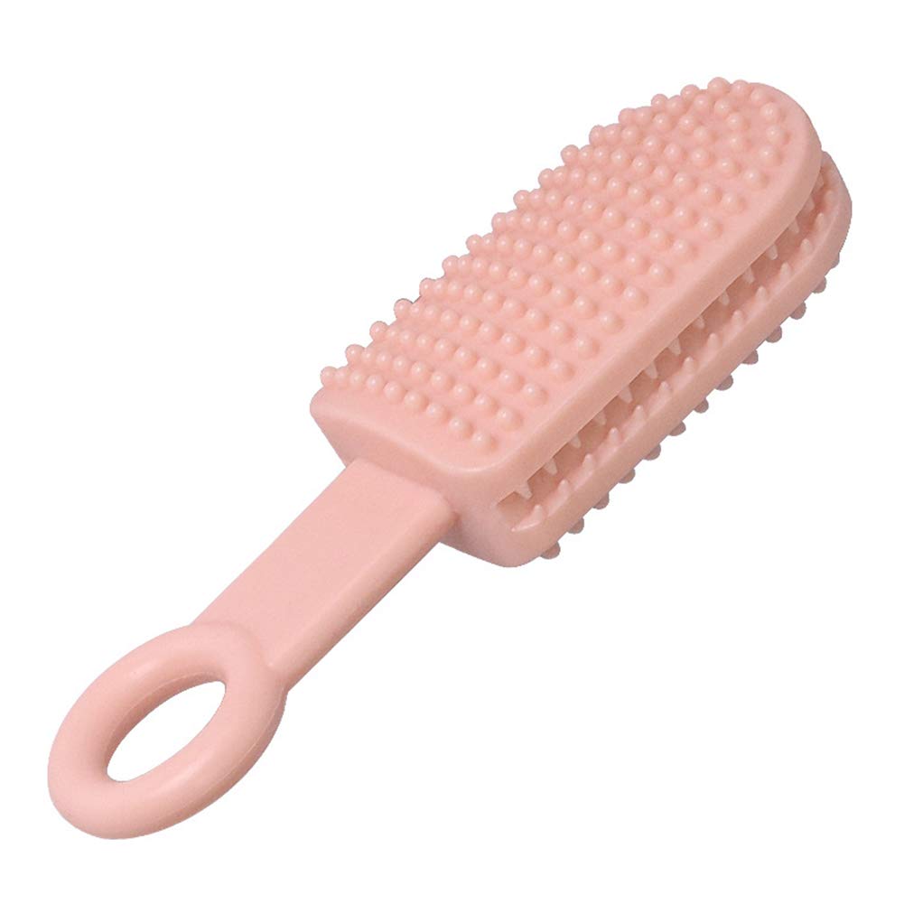 Hionre Cat & Dog Teeth Cleaning Stick - Safe Non-Toxic Chew Resistant Dental Toy for Pets | Pink | Promotes Oral Health & Fresh Breath for Dogs & Cats | Perfect for Daily Dental Care & Playtime