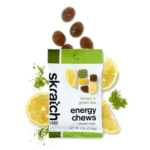 Skratch Labs Sport Energy Chews - Natural Electrolyte Chews for Endurance Athletes | Ideal for Running, Cycling & Workouts | Vegan & Gluten-Free Energy Boost