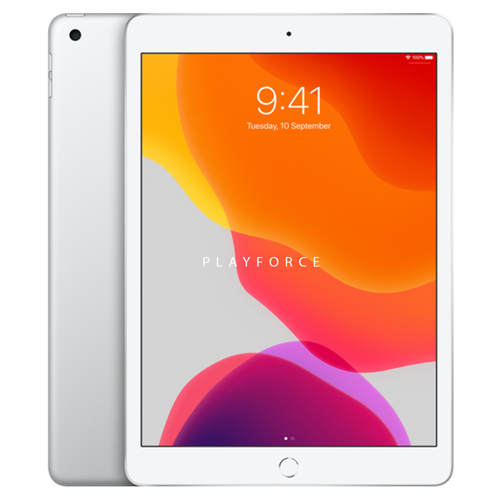 Apple iPad 10.2-inch 7th Generation (32GB, Wi-Fi + Cellular, Silver) - Brand New Tablet for Work, School & Entertainment
