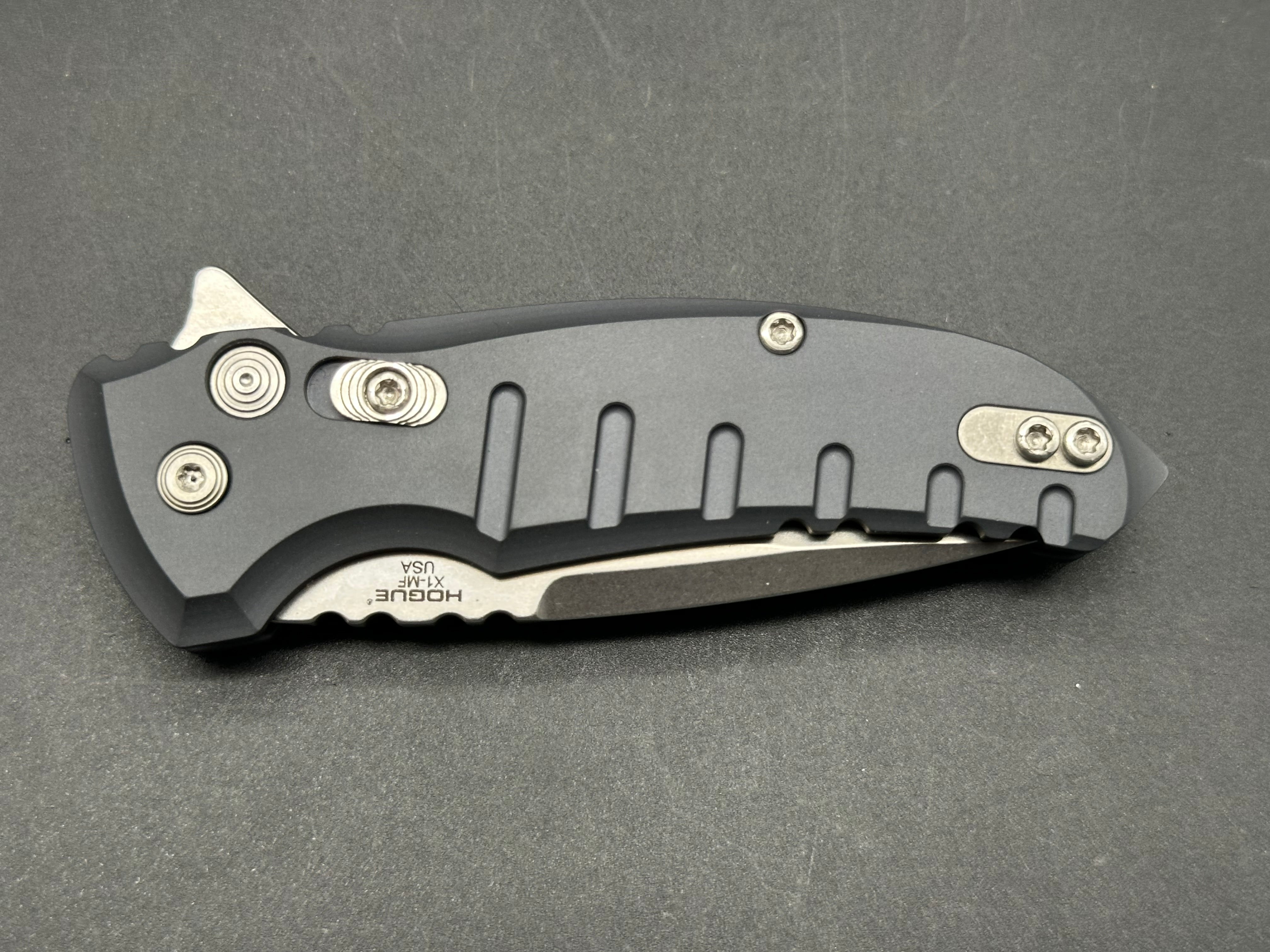 Hogue X1 Microflip Knife - Compact Folding Pocket Knife with Assisted Opening - Perfect for EDC, Camping, and Outdoor Adventures