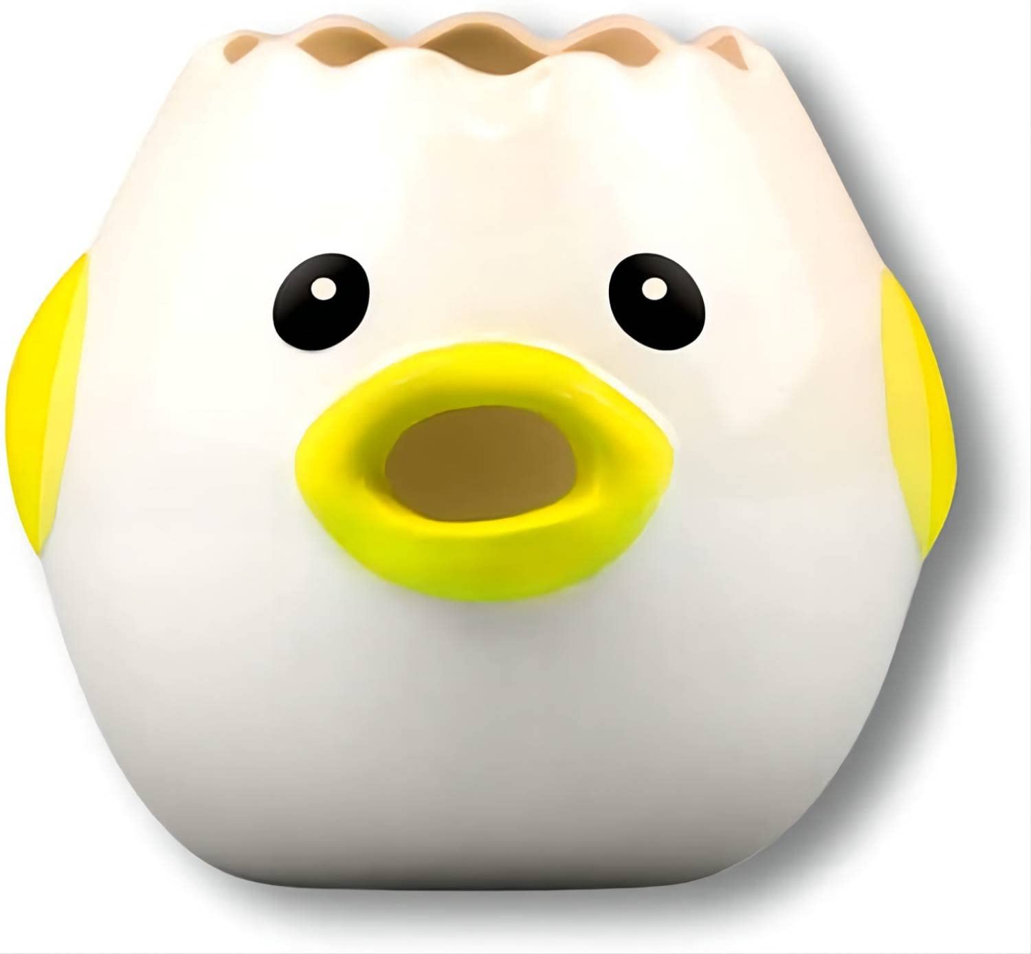 Funny Ceramic Egg Separator - Cute Vomiting Chicken Design for Separating Egg Yolks & Whites | Perfect Kitchen Gadget for Baking, Cooking & DIY Recipes (Yellow)