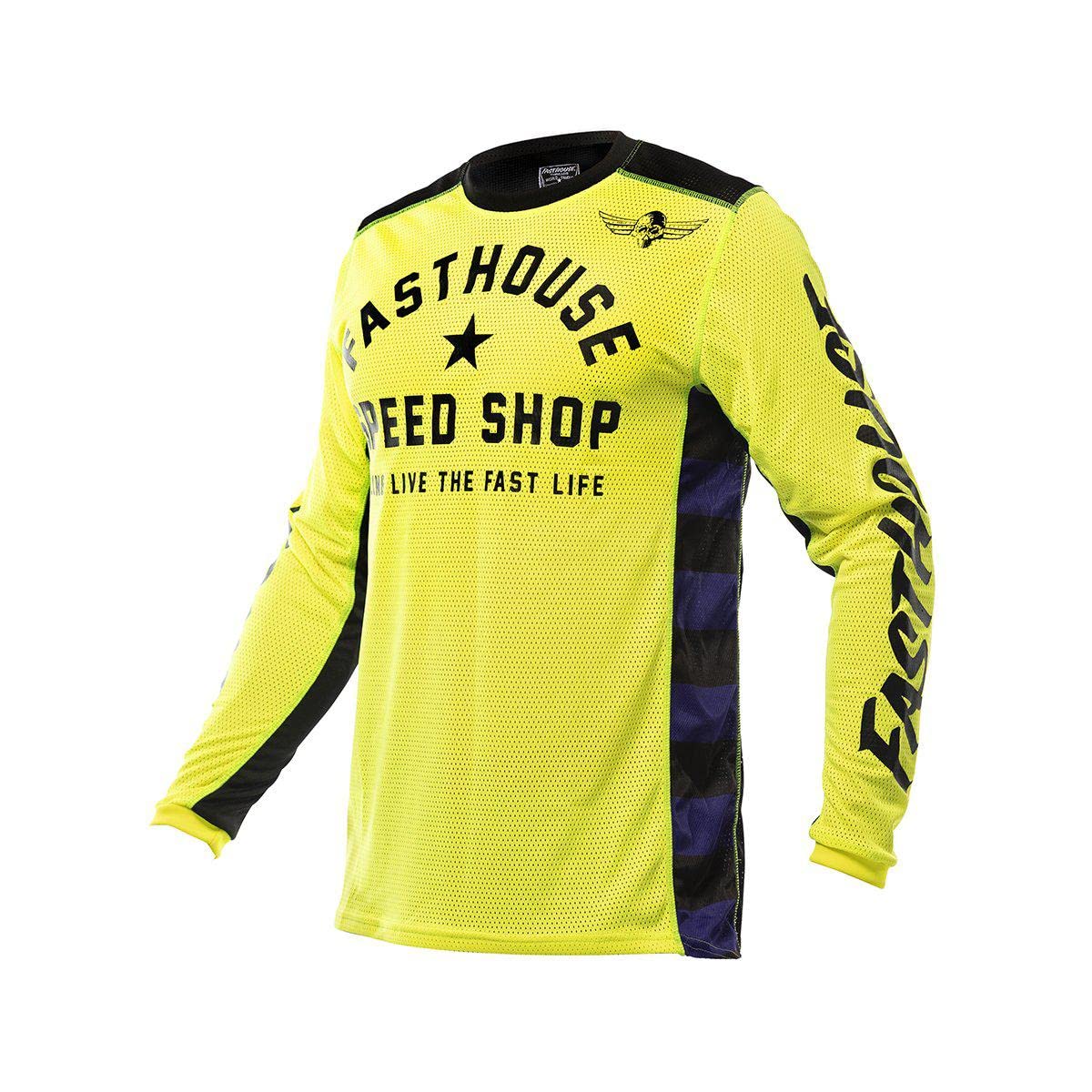 Fasthouse Youth Originals Air Cooled Jersey - Breathable & Lightweight Motocross Shirt for Kids - Perfect for Dirt Biking, Off-Road Racing & Outdoor Adventures