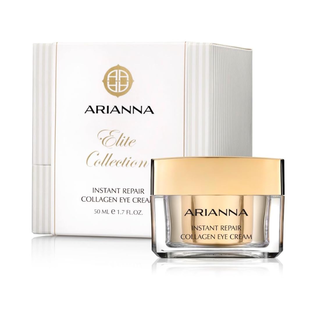 ARIANNA-SKINCARE Collagen Eye Cream - Instant Repair for Dark Circles & Fine Lines | Natural Anti-Aging Eye Serum | Paraben-Free Moisturizer | Perfect for Night Routine & Travel Skincare