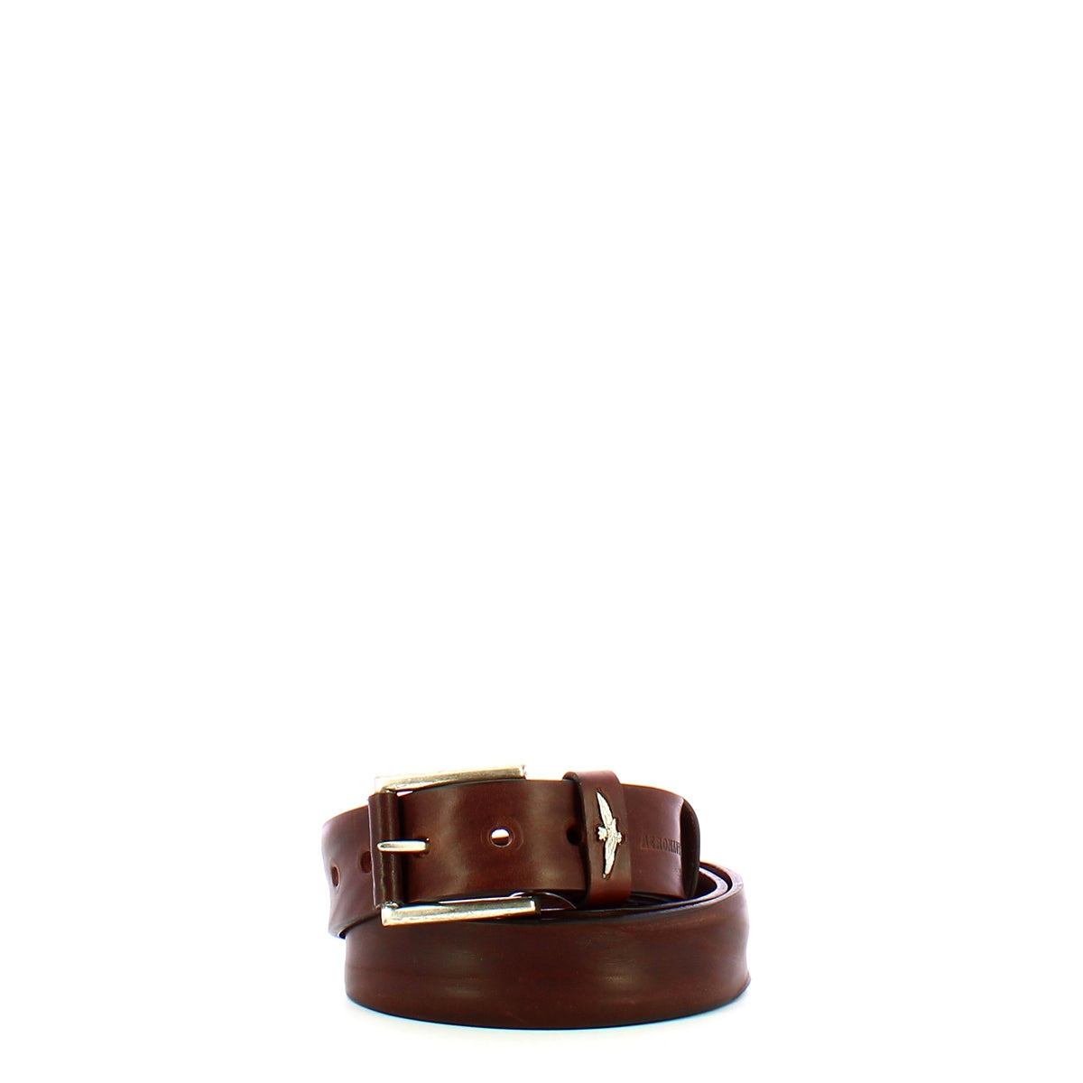 Aeronautica Militare Genuine Leather Belt AM412 Brown - Stylish & Durable Military-Inspired Accessory for Men's Fashion & Everyday Wear