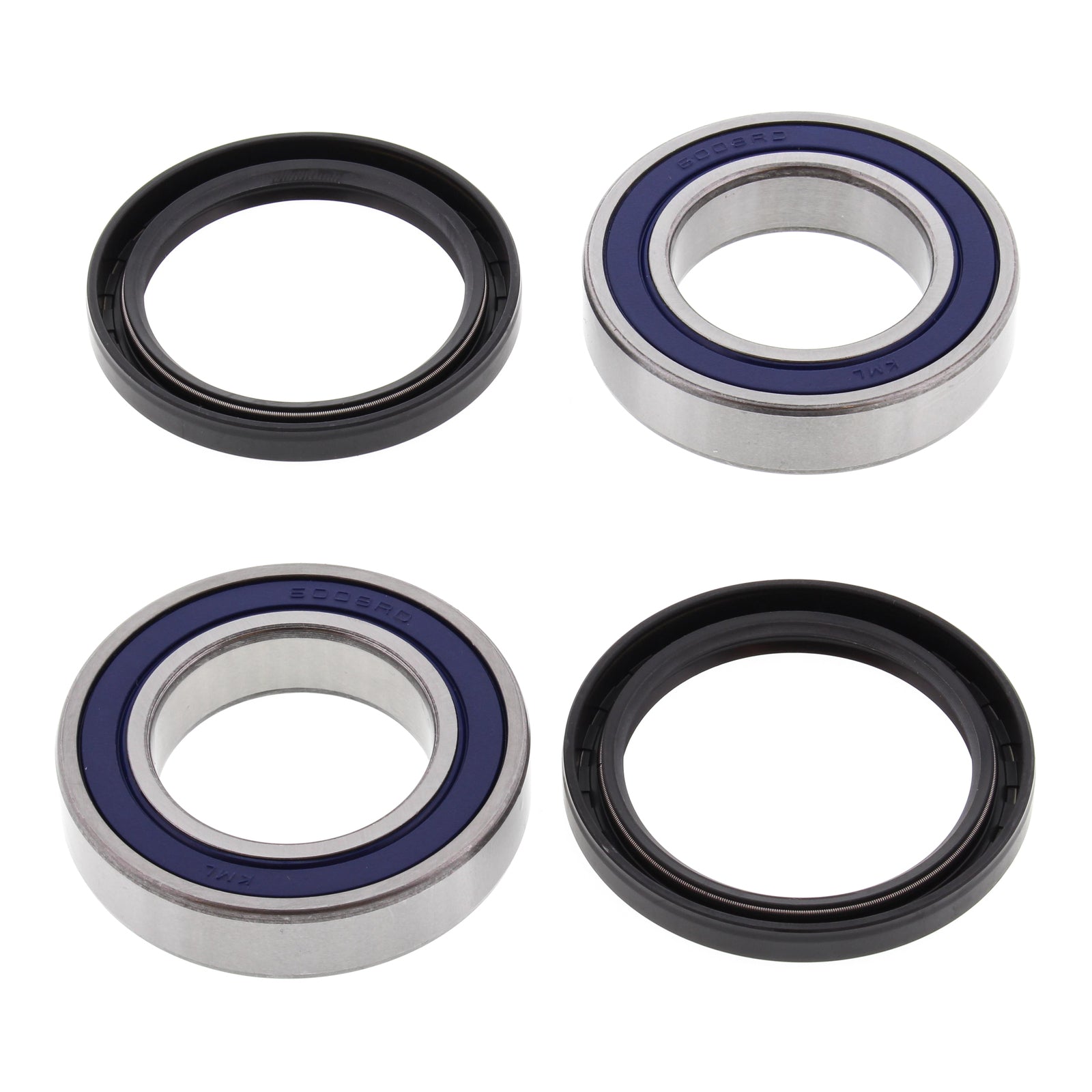 All Balls Racing Wheel Bearing Kit (25-1527) - High Performance Motorcycle Wheel Bearings for Smooth Ride - Perfect for Harley, Honda, Yamaha & More - Ideal for Off-Road Adventures & Daily Commuting