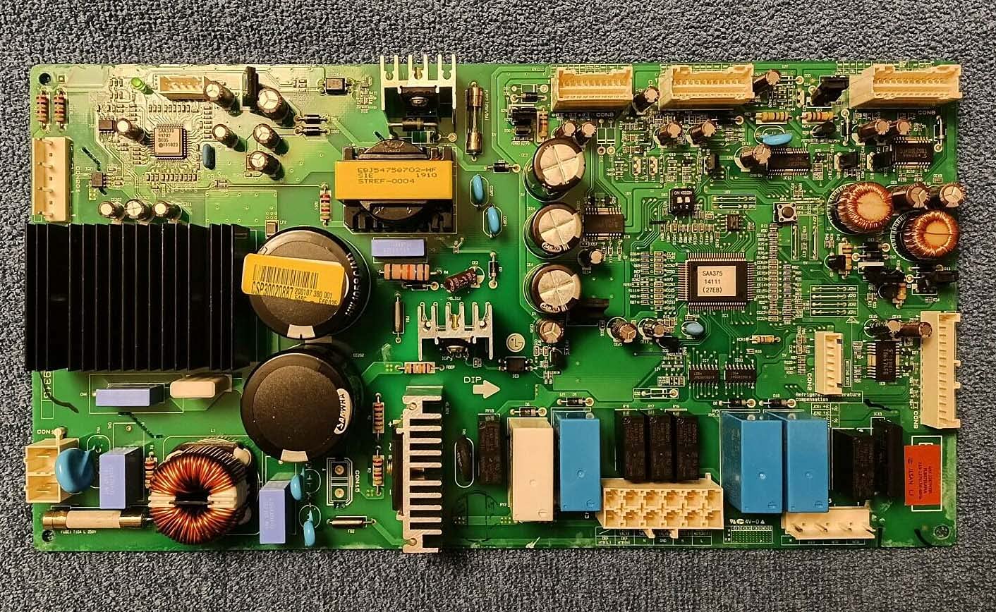 Original LG Refrigerator Main Electronic Control Board CSP30020887 - Compatible with LG Refrigerators - Genuine Connectors - Easy DIY Installation for Home Kitchen Appliances