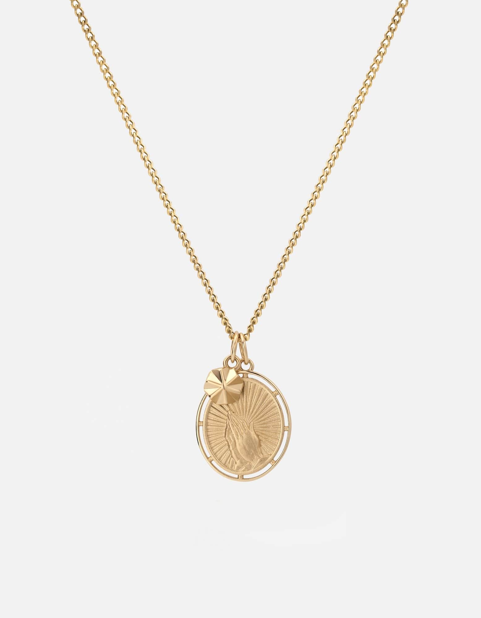 Divini Gold Vermeil Necklace for Women - Elegant Layering Pendant Jewelry for Everyday Wear & Special Occasions