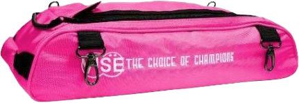 Pink Vise 3 Ball Tote Shoe Bag - Attachable Storage for Golf Shoes & Sports Gear - Perfect for Golfers, Travel & Gym Organization