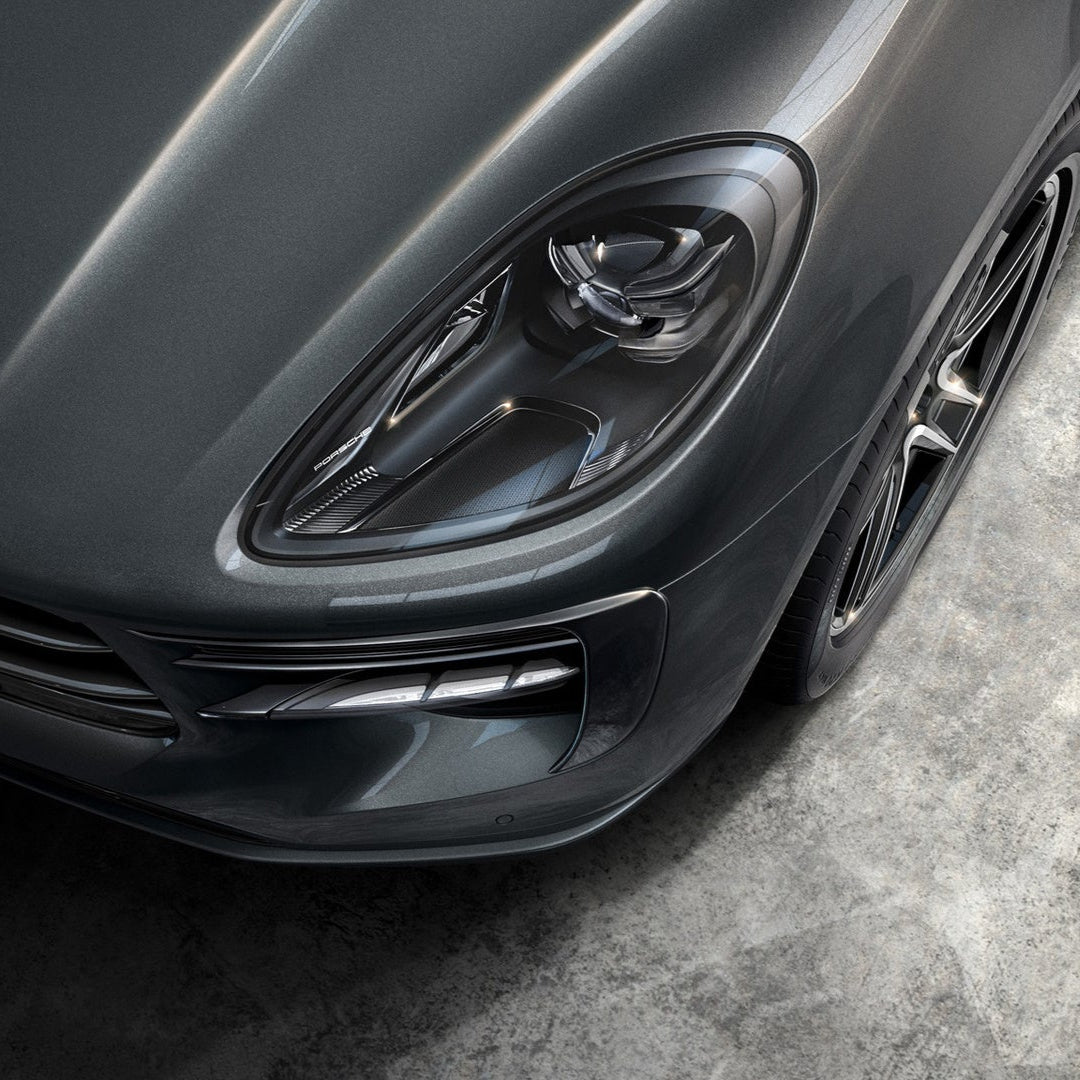 Premium LED Headlights with Dark Tint - Compatible with Porsche Macan II (PDLS Plus Included) | High-Performance Lighting for Night Driving & Off-Road Adventures