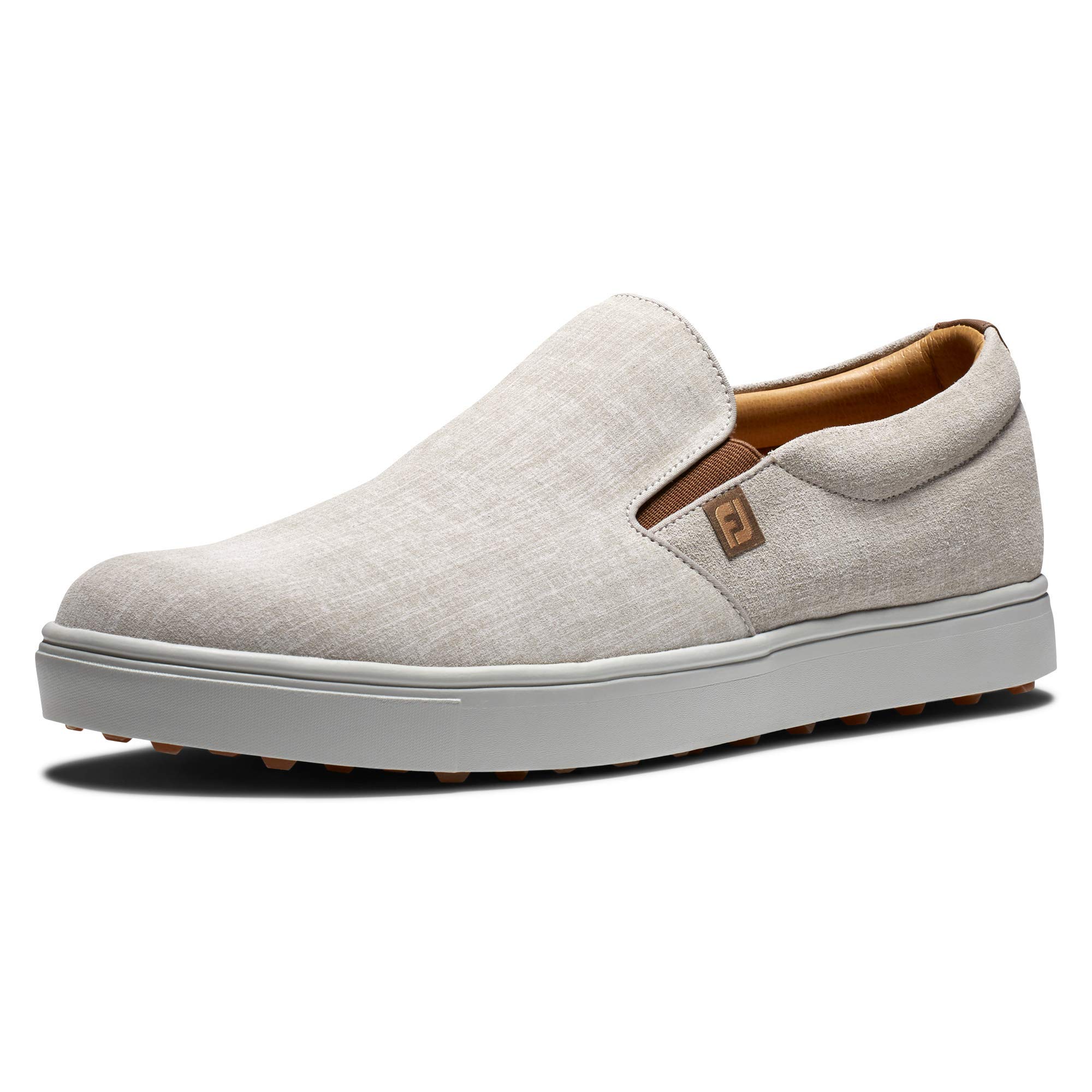 FootJoy Men's Club Casual Slip-on Golf Shoes - Comfortable & Waterproof Spikeless Golf Sneakers for Walking Course | Perfect for Golfing, Driving Range & Casual Wear