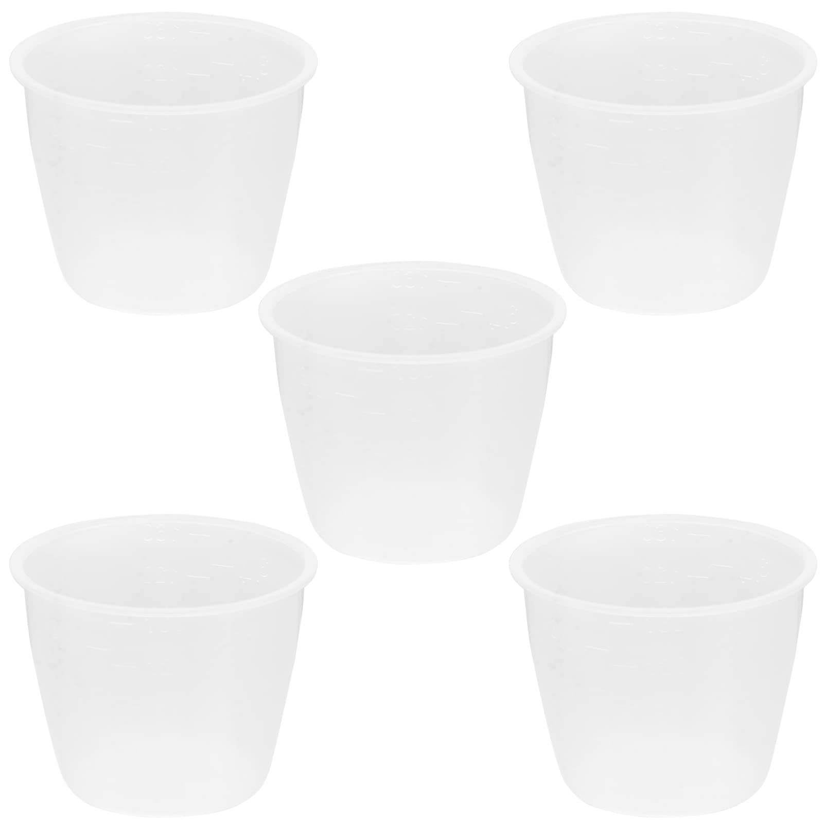 10 Pcs Clear Plastic Rice Measuring Cups - Replacement for Electric Rice Cookers - Perfect for Dry & Liquid Ingredients - Ideal for Cooking, Baking & Meal Prep