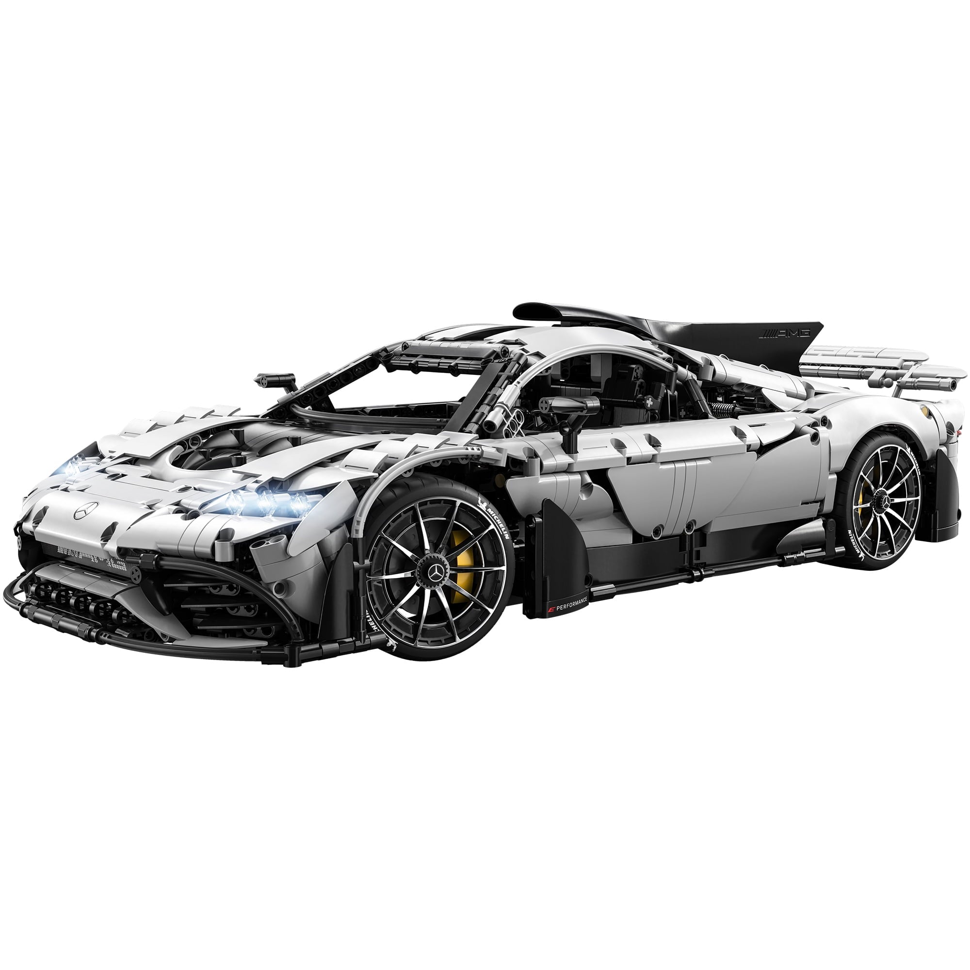 CaDA Mercedes Benz AMG 1:8 Scale Hypercar Model Building Kit with Remote Control - Collectible Sports Car Toy for Adults & Teens - Perfect for Display, Gifts & RC Racing Fun