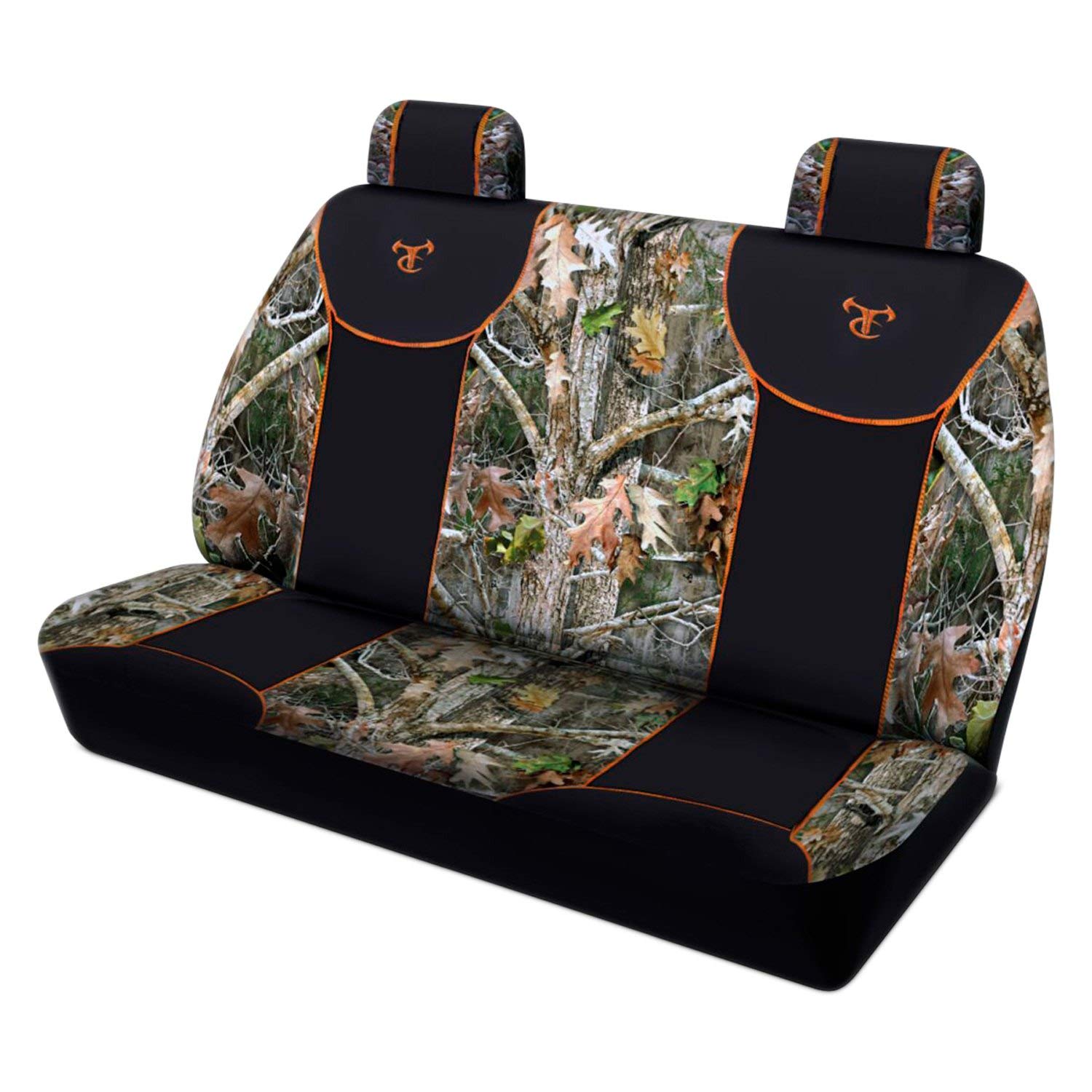 True Timber KANTI CAMO Bench Seat Cover - Durable Custom Fit for Trucks & SUVs - Waterproof & UV Resistant - Perfect for Hunting, Camping & Outdoor Adventures