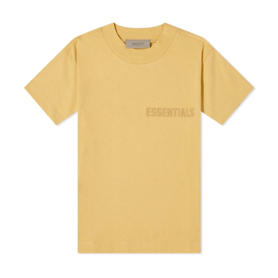 Fear of God Essentials T-Shirt - Light Tuscan Yellow | Premium Cotton Tee for Men | Casual & Streetwear Outfits