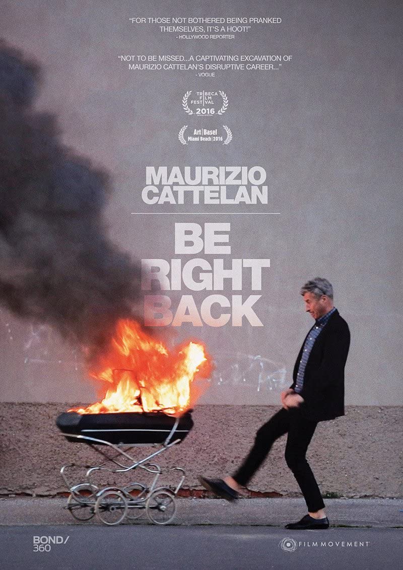 Maurizio Cattelan: Be Right Back - Contemporary Art Book for Collectors & Enthusiasts | Perfect for Home Decor, Art Galleries & Creative Inspiration
