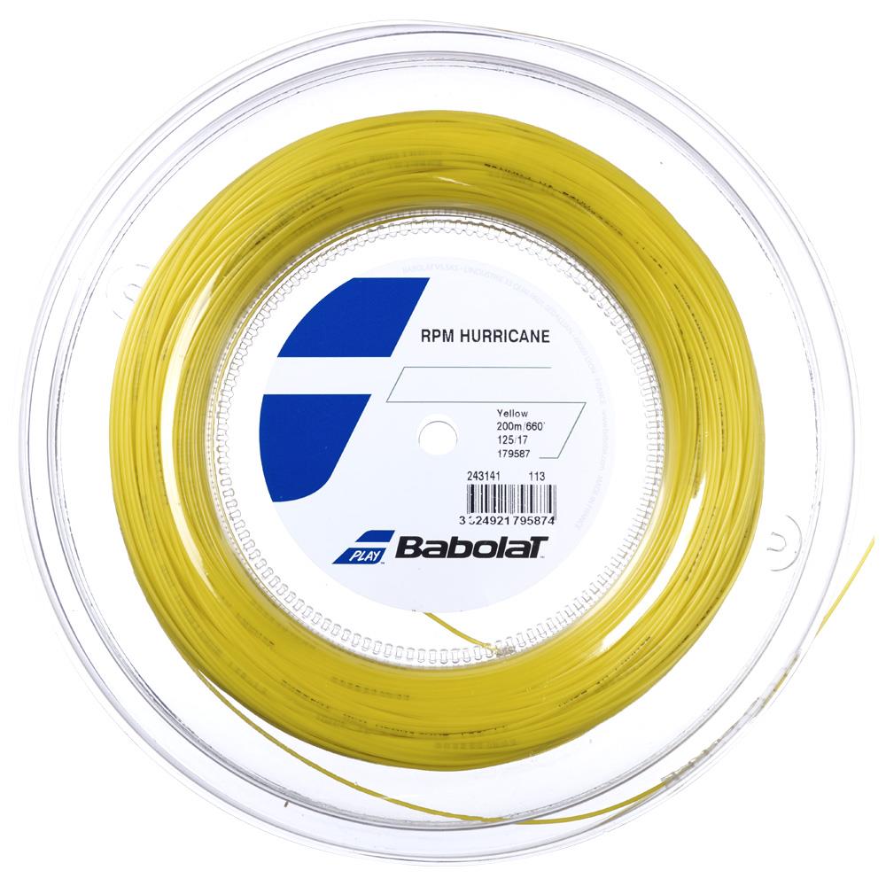 Babolat RPM Hurricane Tennis String Reel - 660ft Polyester String for Spin & Control - Perfect for Competitive Players & Stringing Machines