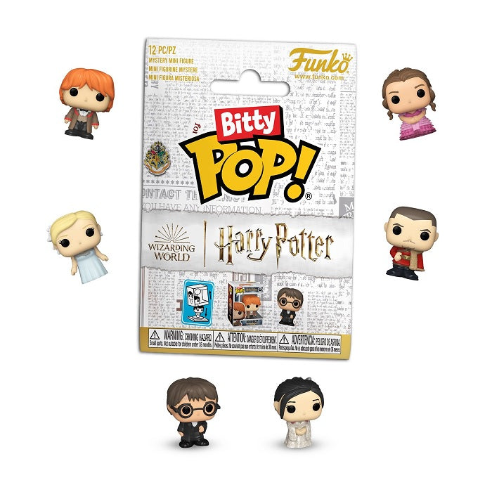 Bitty Pop! Harry Potter Goblet of Fire Collectible Blind Pack - Mystery Mini Figure for Harry Potter Fans - Perfect for Display, Gifts, and Themed Parties