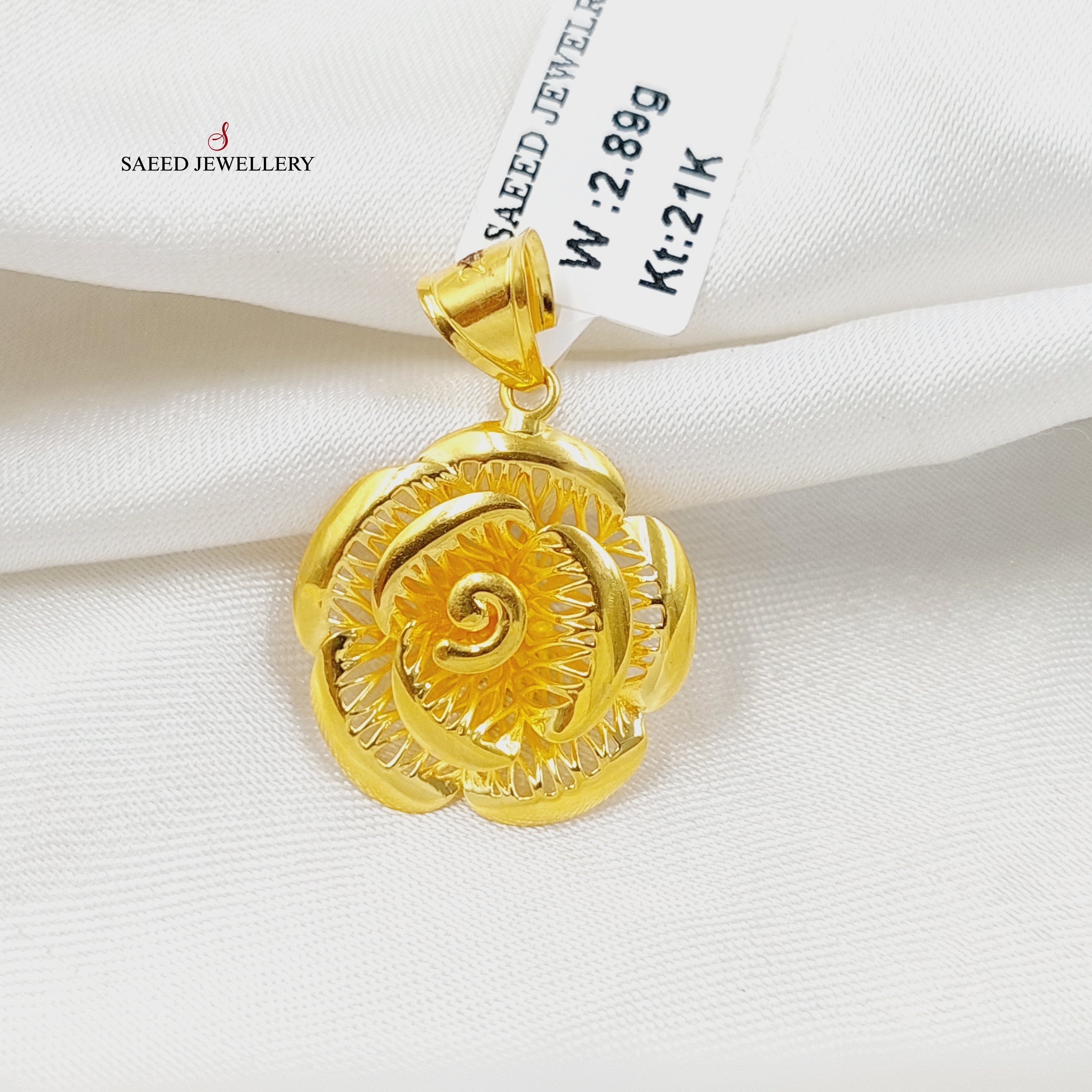 Exquisite 14K Gold Rose Pendant Necklace for Women - Elegant Floral Jewelry Gift for Valentine's Day, Anniversary & Special Occasions