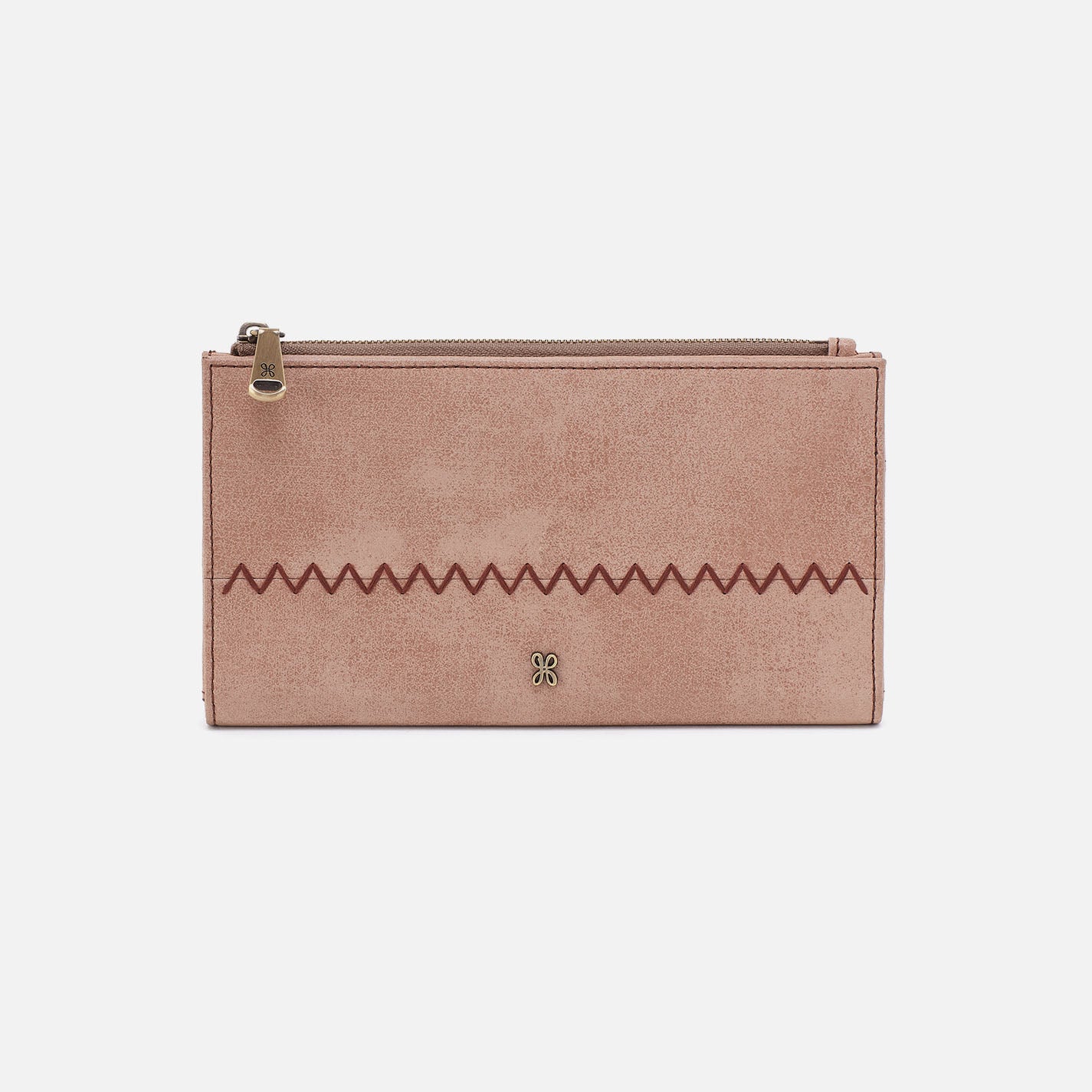 Jill Large Bifold Wallet for Women - Premium Buffed Leather Hazel Brown - Slim RFID Blocking Wallet for Everyday Use & Travel