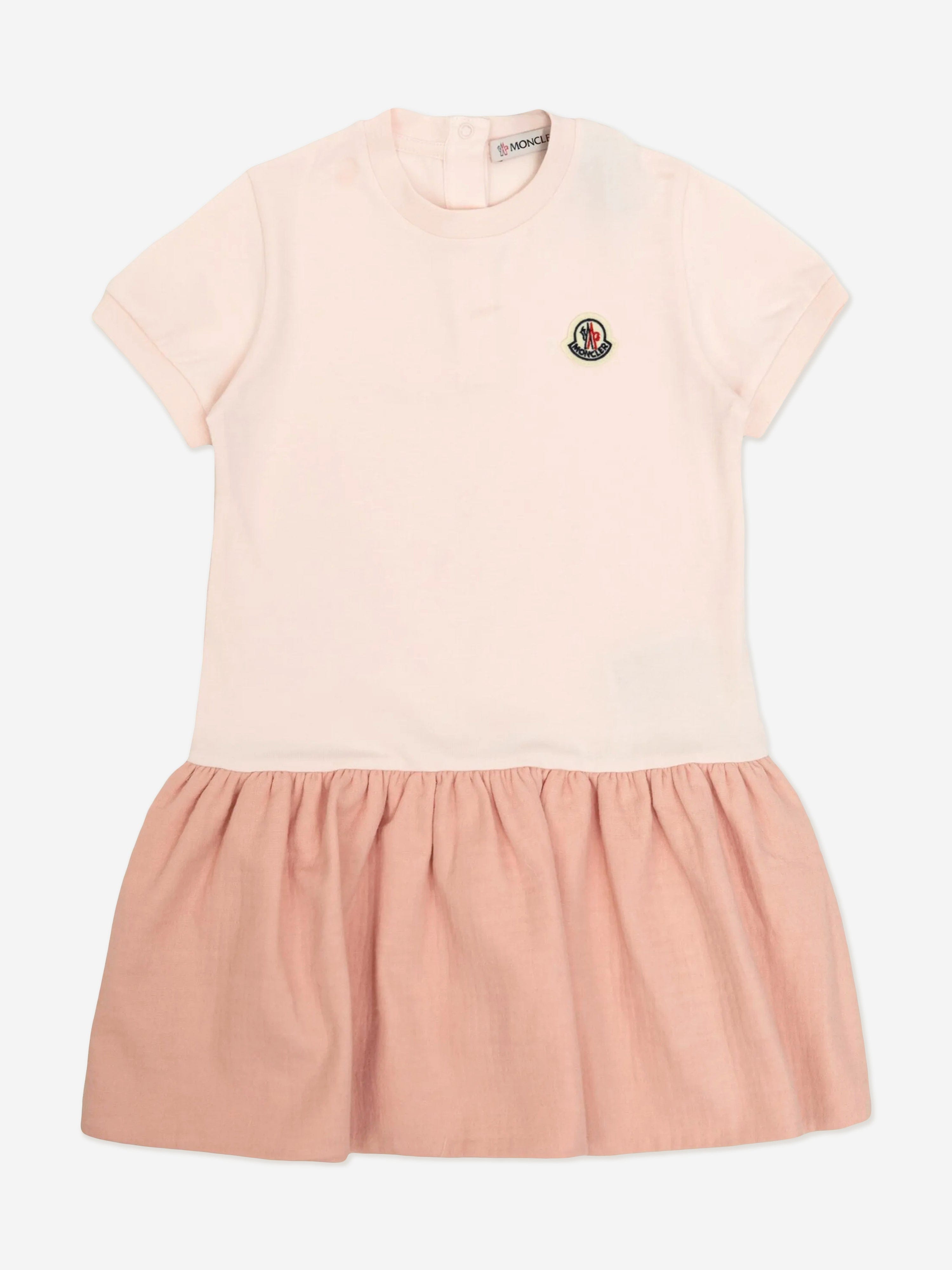 Adorable Pink Baby Girls Logo Dress - Soft & Comfortable for Playdates, Parties & Special Occasions