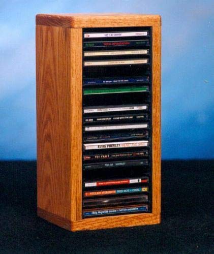 The Wood Shed 109-1 Clear CD Storage Cabinet - Organize CDs, DVDs & Media - Perfect for Home, Office & Entertainment Centers