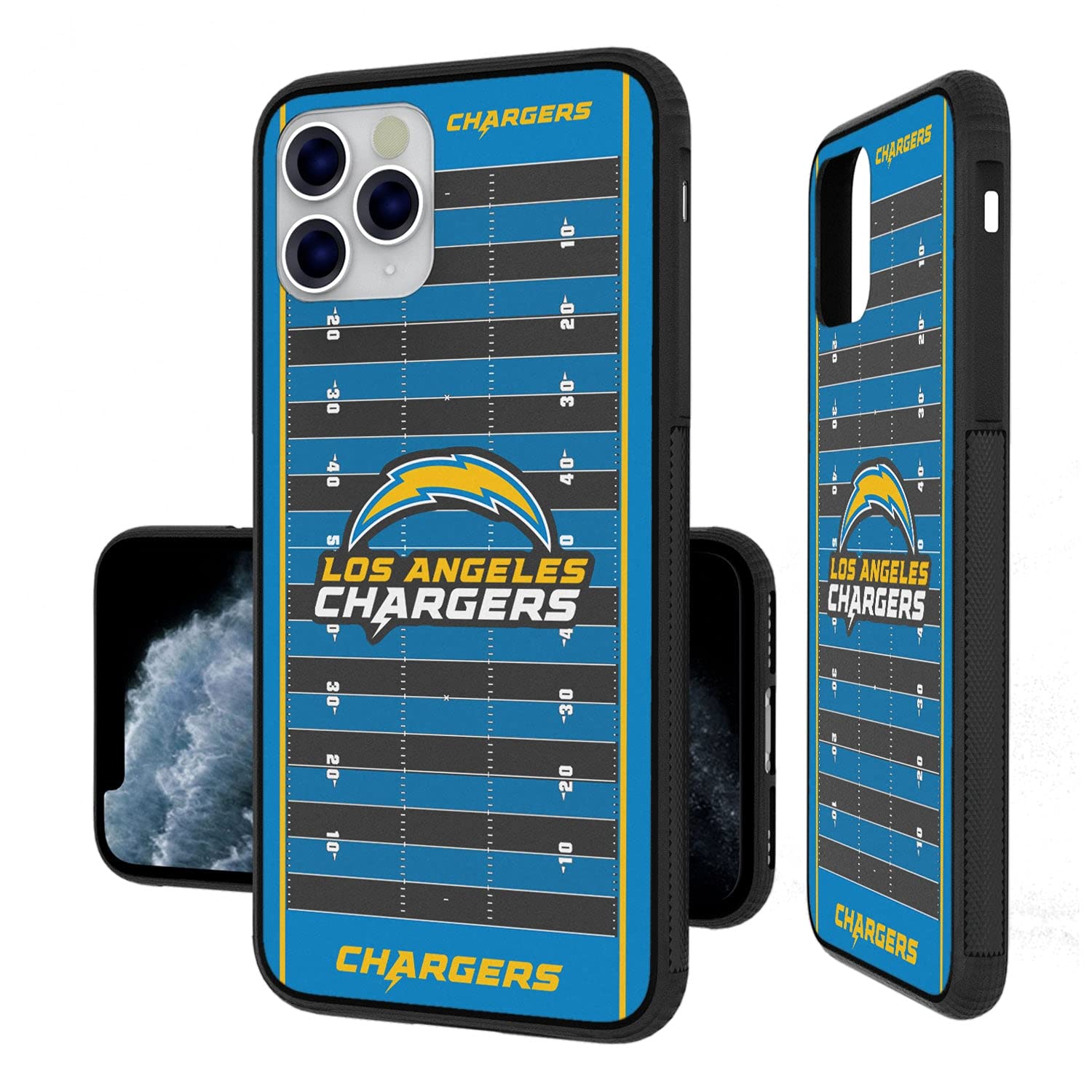 NFL iPhone Bumper Case with Team Field Design - Protective Phone Cover for Football Fans | Perfect for Game Day, Tailgating & Showing Team Spirit