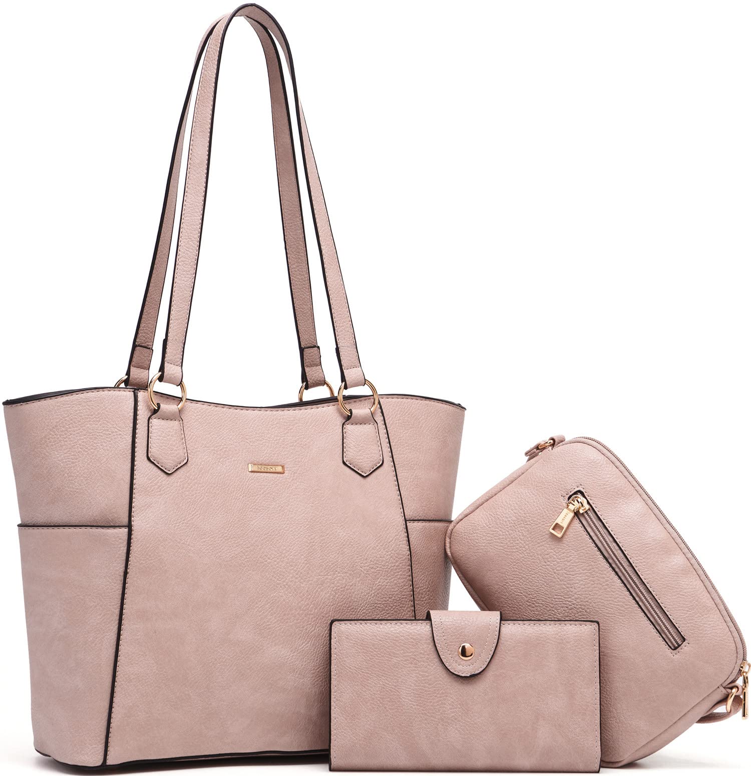 Stylish Large Tote Handbags for Women with Wallet Set - Durable Shoulder Bags & Crossbody Purses for Work, Travel, and Everyday Use