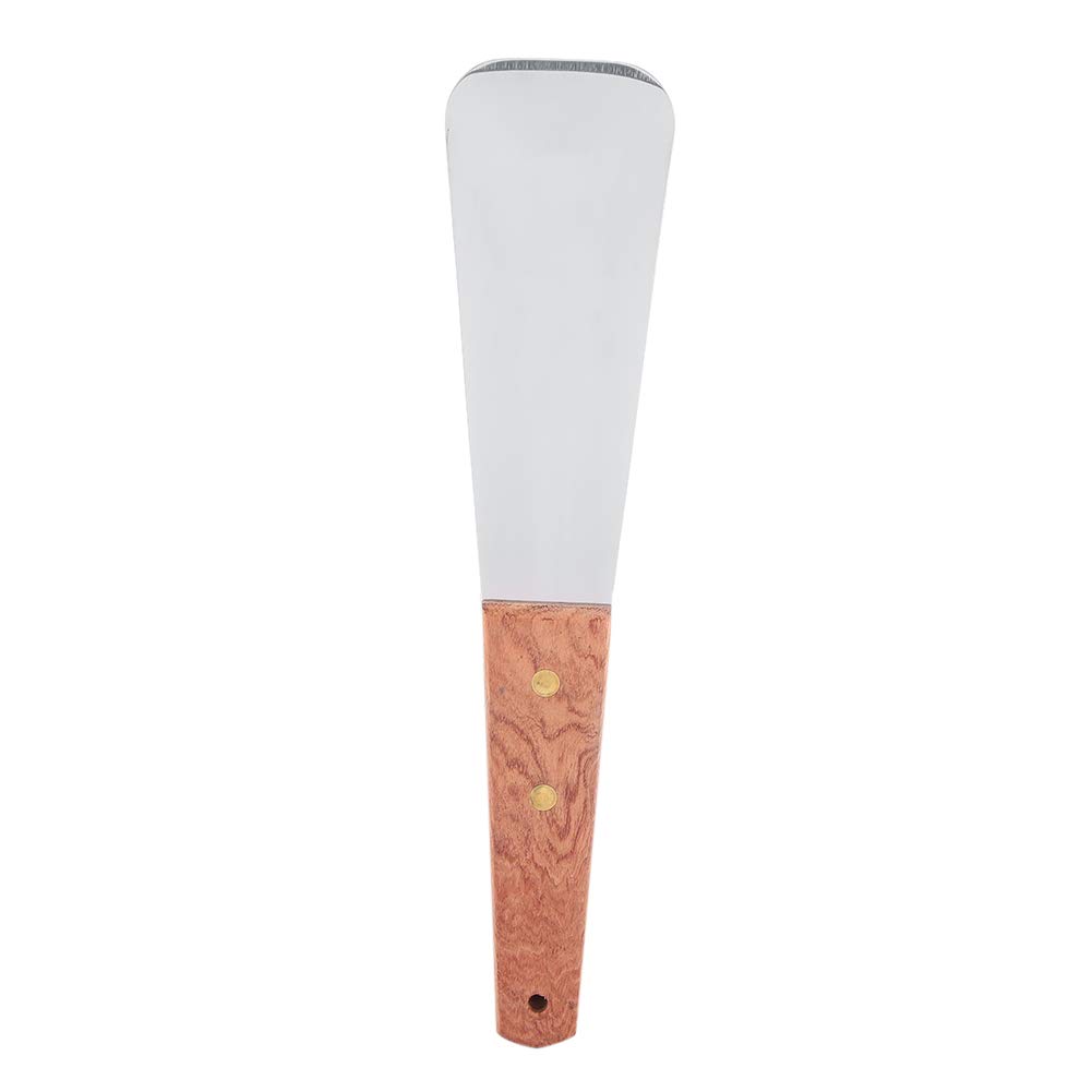Premium Stainless Steel Ice Cream Scoop with Wooden Handle - Dessert Spade, Butter Cutter for Smooth Serving - Perfect for Ice Cream Parlors, Bakeries, and Home Dessert Making