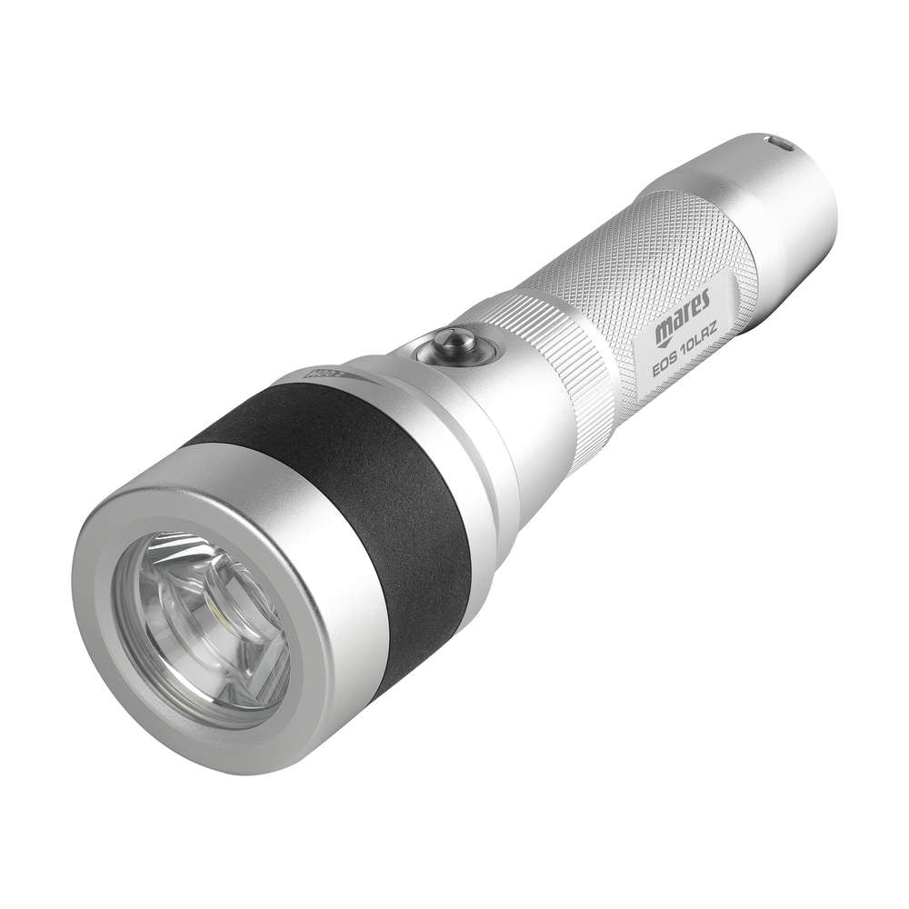 Mares EOS 10LRZ Rechargeable Aluminum Dive Flashlight - 1100 Lumens Bright Underwater Light for Scuba Diving, Night Snorkeling & Cave Exploration