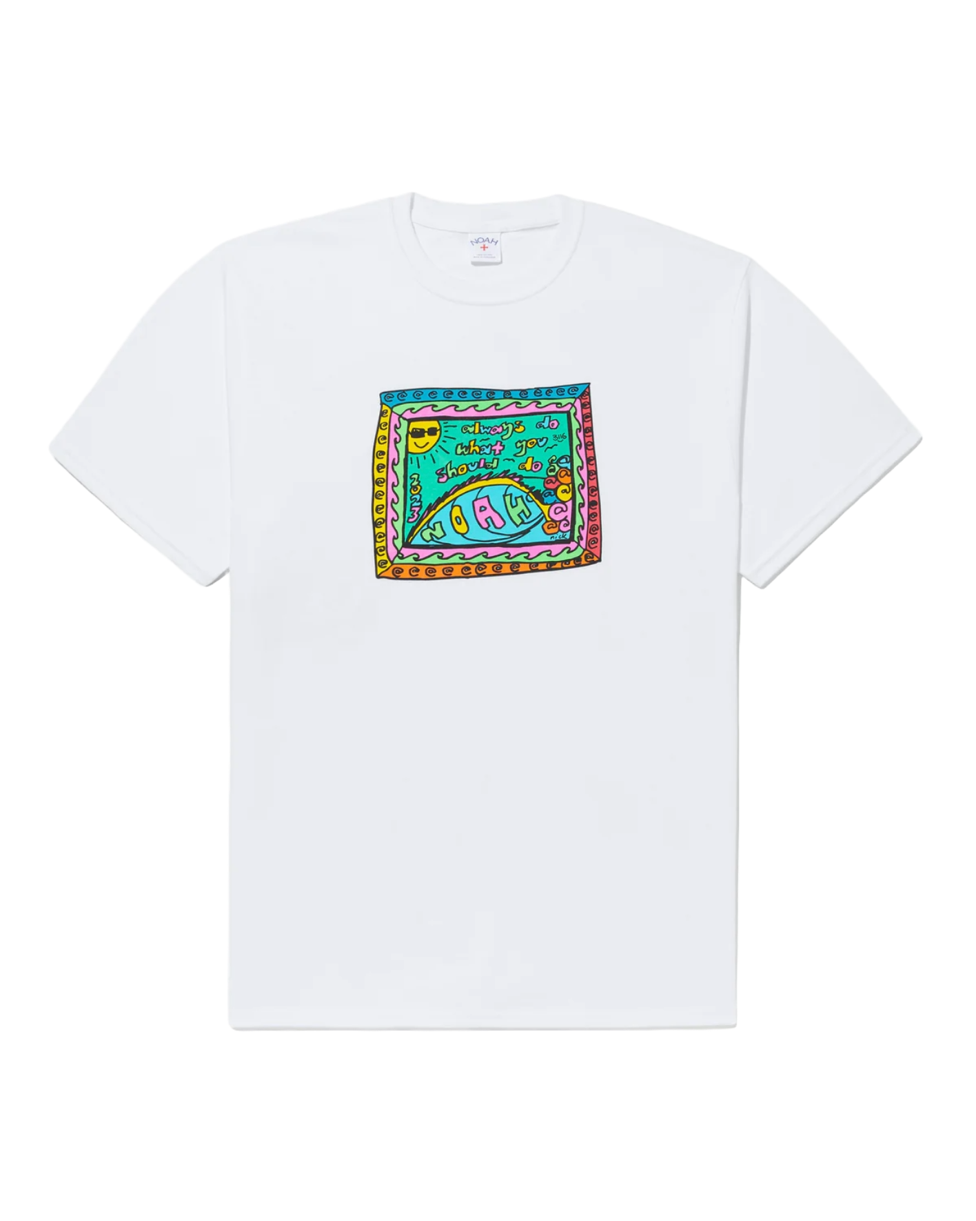 Noah x ADWYSD Wave Graphic Tee - Stylish Streetwear T-Shirt for Men | Perfect for Casual Outfits, Street Fashion & Everyday Wear