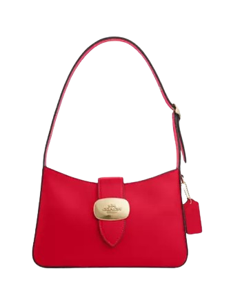 Coach Eliza Shoulder Bag - Genuine Leather Crossbody Purse with Zipper Closure for Women | Perfect for Work, Travel & Everyday Use