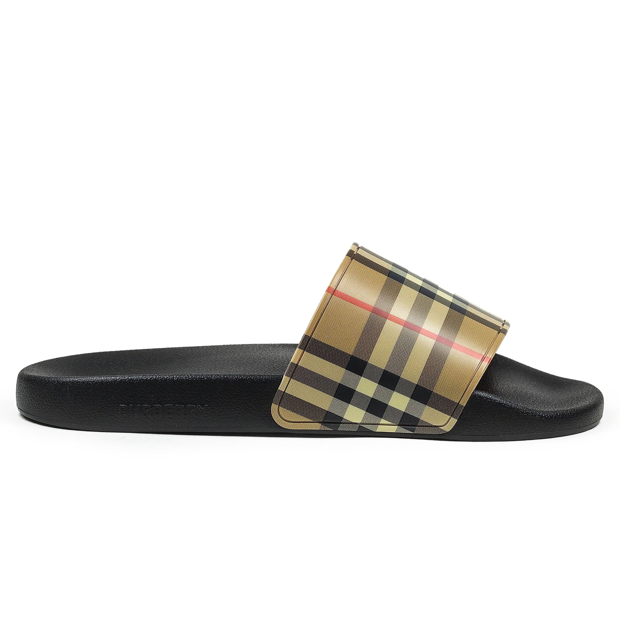 Burberry Furley Beige Slides for Women - Luxury Comfortable Summer Sandals - Perfect for Beach, Poolside & Casual Outings