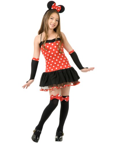 Girl's Ms. Mouse Costume - Adorable Disney-Inspired Mouse Dress Up Outfit for Halloween, Birthday Parties & Dress-Up Play