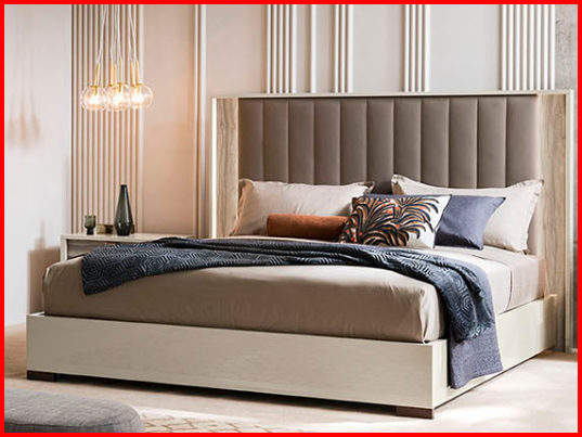 ALF JUPITER BEDROOM COLLECTION - Modern Luxury Bedroom Furniture Set for Master Suite & Guest Room | Complete Bed Frame, Nightstands & Dresser